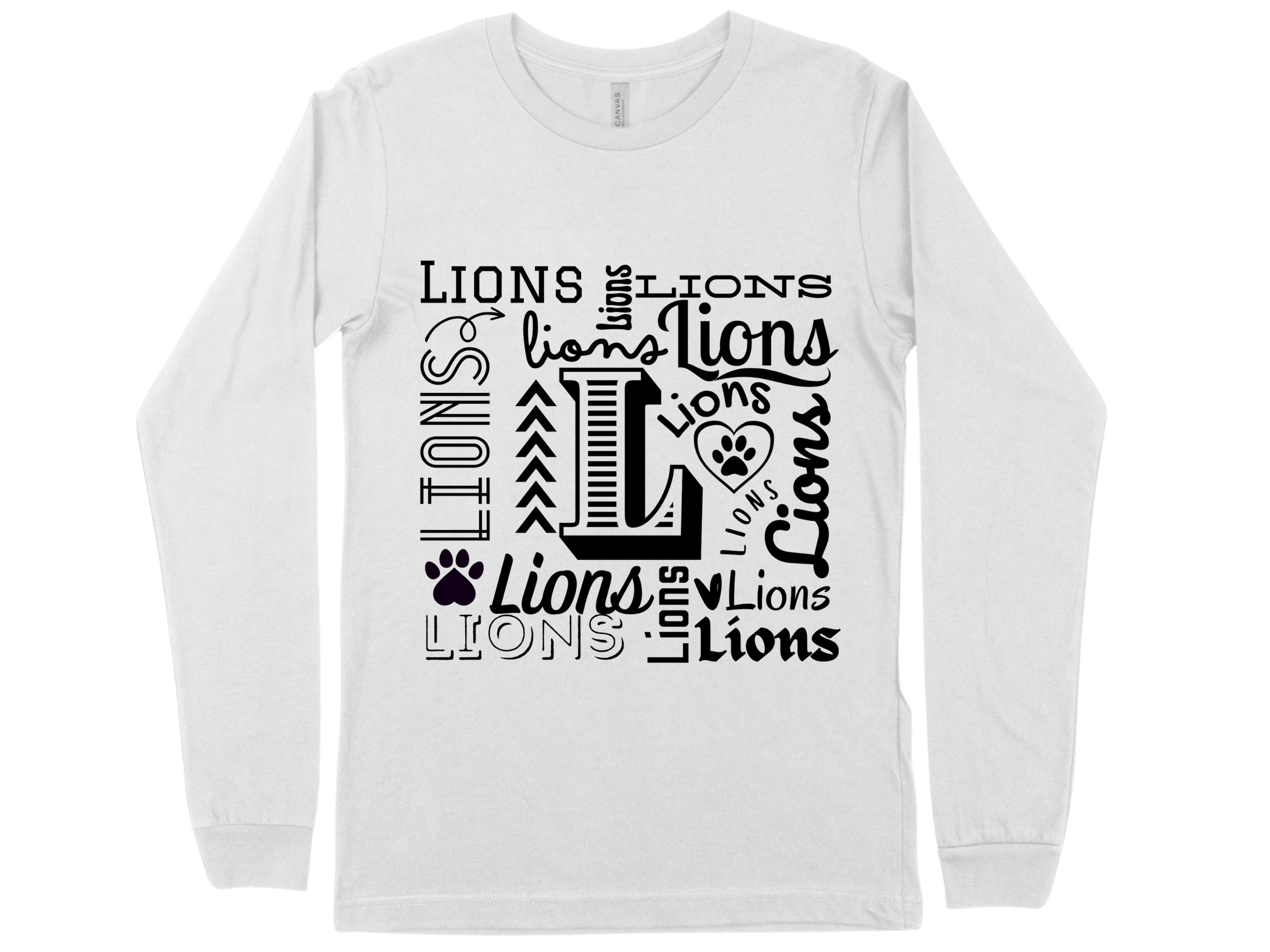 LiOns - White Long Sleeve  Main Image